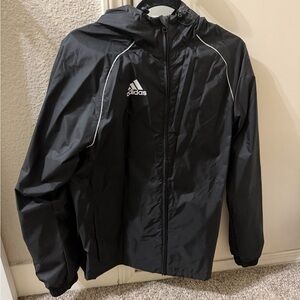 Adidas Black Hooded Jacket